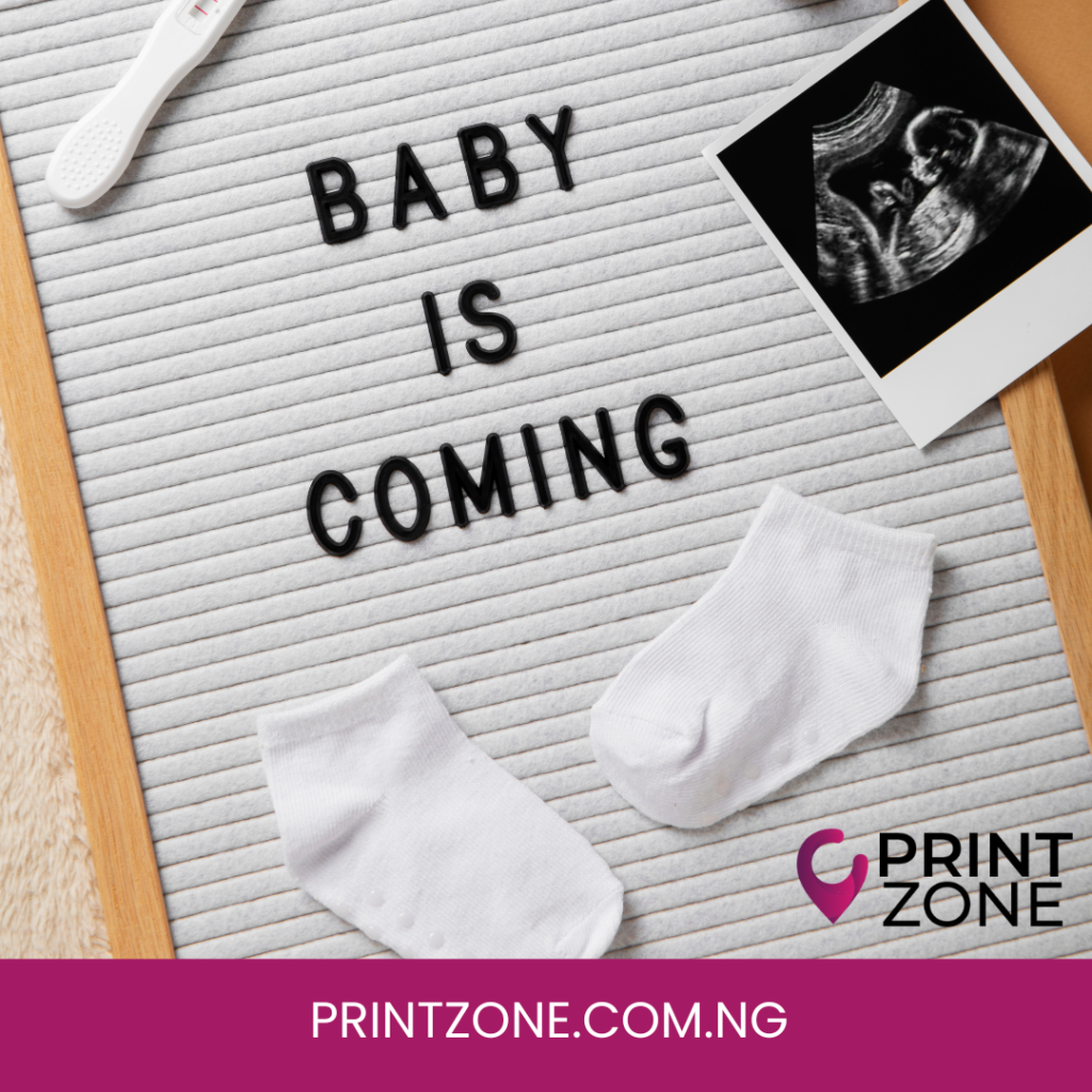 Baby Bump Bonanza: Celebrate Your Precious Arrival with Custom Nursery Prints and Baby Shower Goodies from Printzone